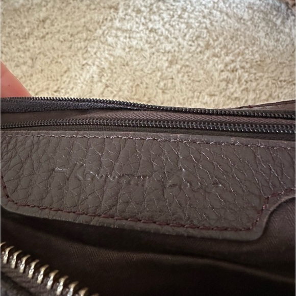 Kenneth Cole Brown Leather Shoulder Bag - Picture 2 of 3